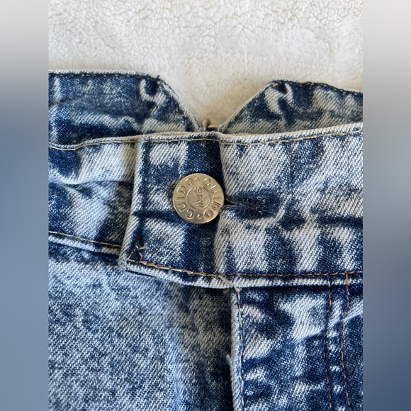 Vintage Guido acid wash jeans tapered 80s blue size 6 - Picture 5 of 7